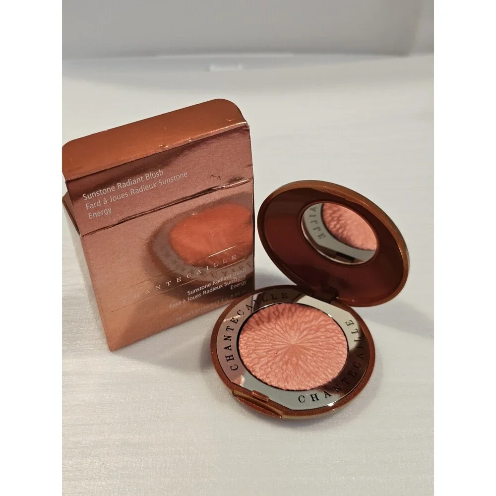 NIB Chantecaille Sunstone Radiant Blush in the shade Energy LIMITED EDITION